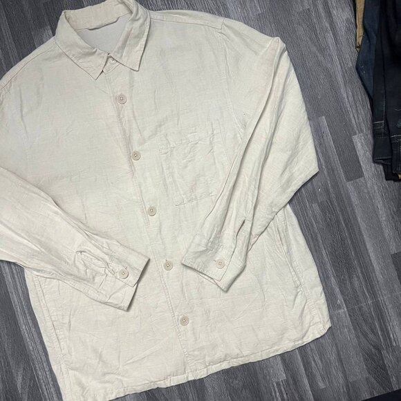 White Button Up Shirt - Picture 2 of 4